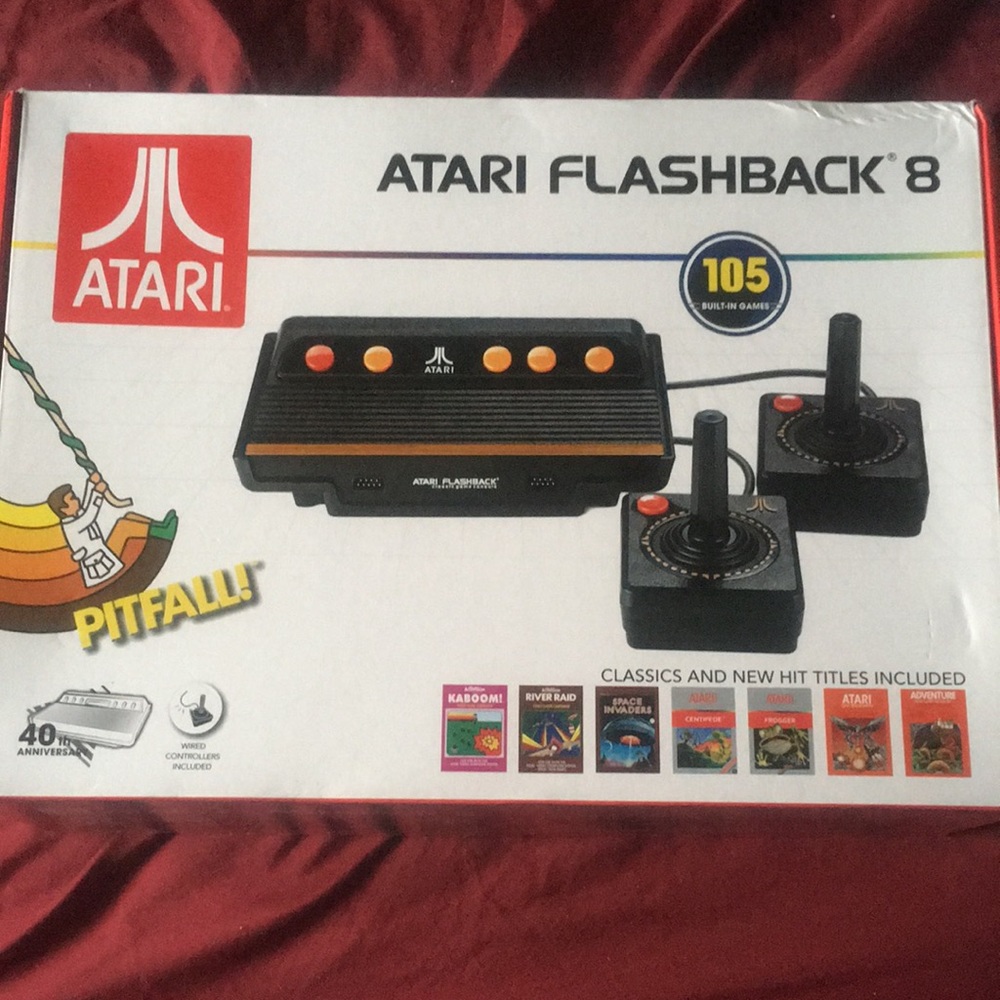 Throwback Atari Gaming System with games